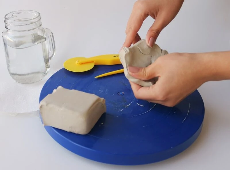 DIY Cactus Jewelry Holder made using Activ-Clay